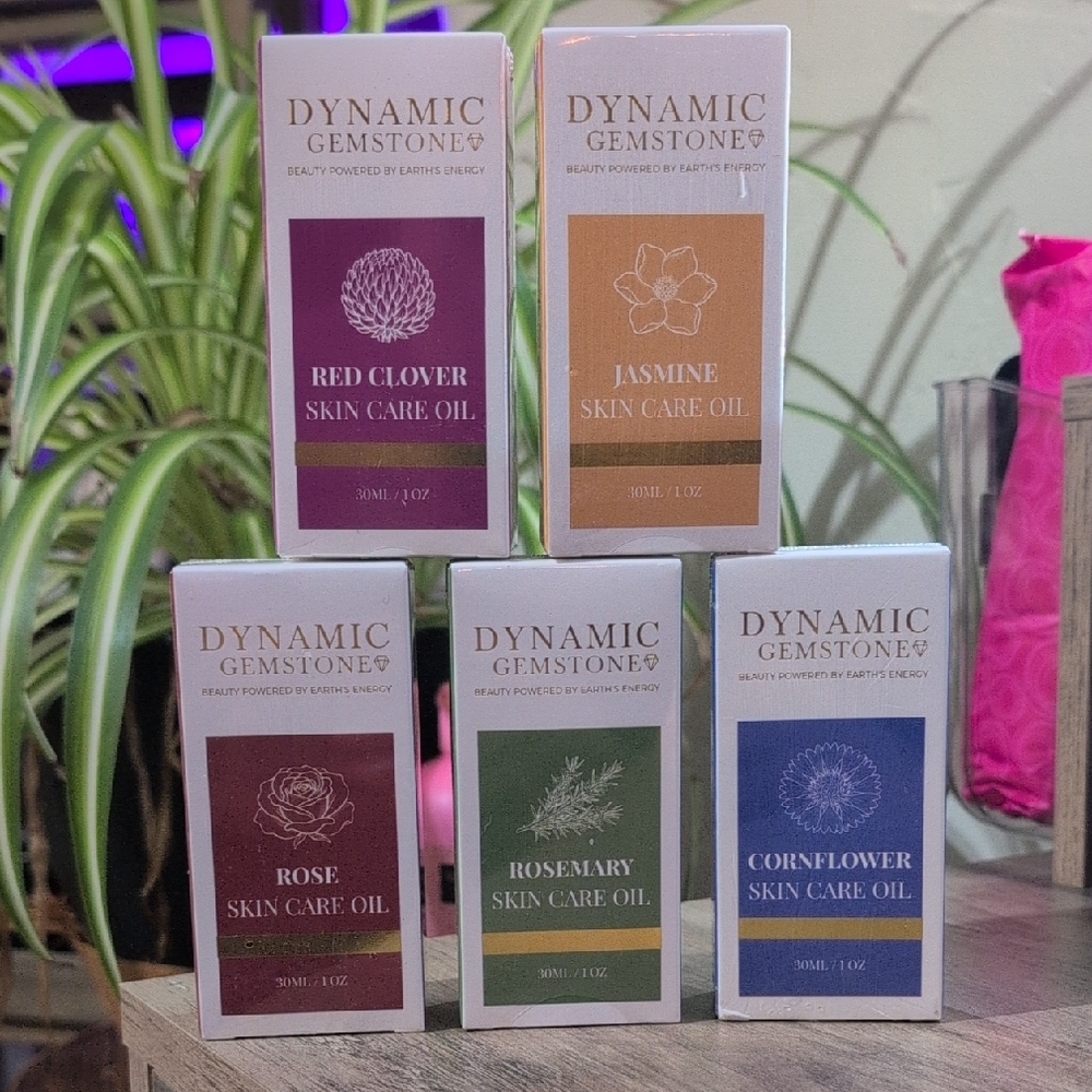 Dynamic Gemstone Skin Care Oil Set